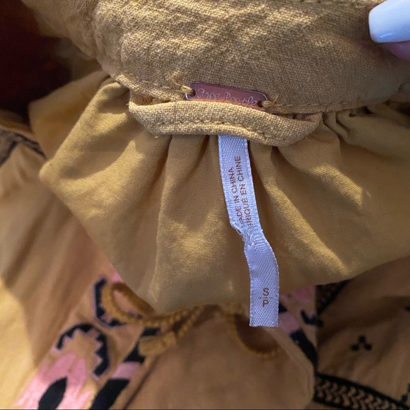 Free People Embroidered Swingy Jacket S - Picture 10 of 14